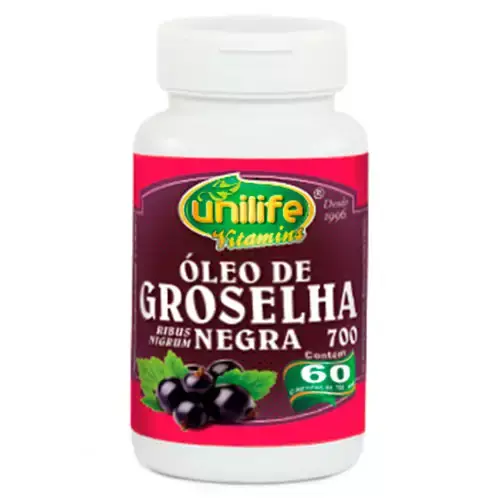 Óleo de Groselha Negra Unilife 60 Cápsulas