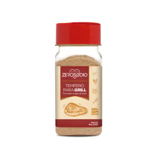 Tempero para Grill Zerosódio- 80g