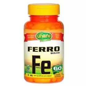 Ferro Fe Unilife 60 cápsulas
