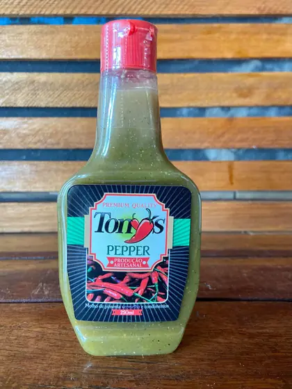 Molho de Pimenta Verde Artesanal Tony's (Suave)