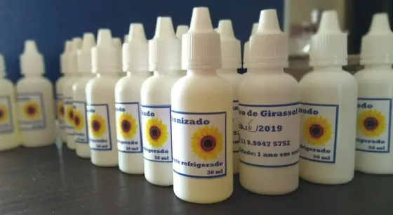 Óleo de Girassol Ozonizado 30ml
