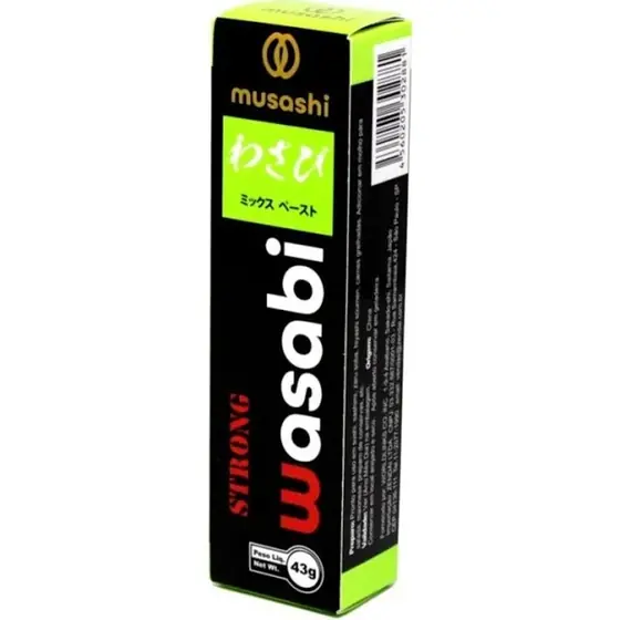 Wasabi Neri Em Pasta Raiz Forte Musashi Strong 43g