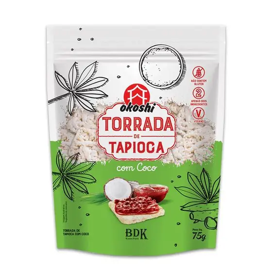 Torrada de Tapioca com Coco Okoshi 75g