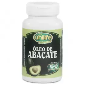 Óleo de Abacate Unilife 60 cápsulas
