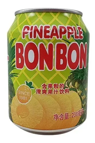 Suco Bonbon Abacaxi Coreano Haitai - 238ml