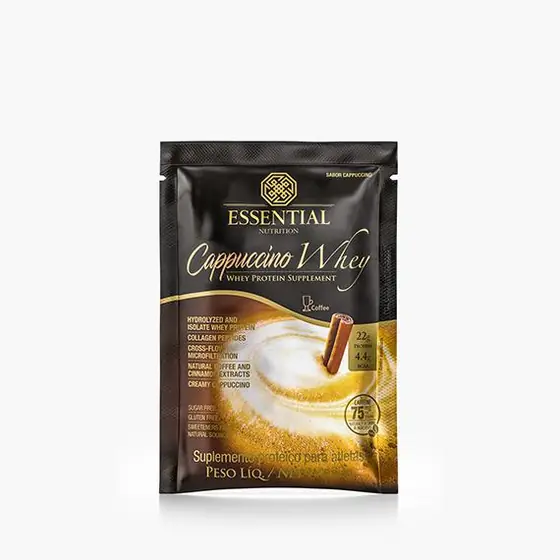 Cappuccino Whey Sachê ESSENTIAL NUTRITION 32g
