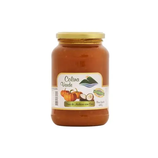 Doce de Abóbora com Coco - COLINA VERDE- 680g