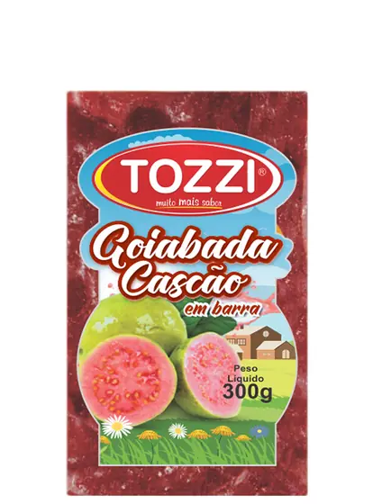 Goiabada Cascão em barra TOZZI - 300g