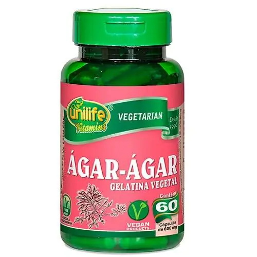 Ágar-ágar Unilife 60 Cápsulas
