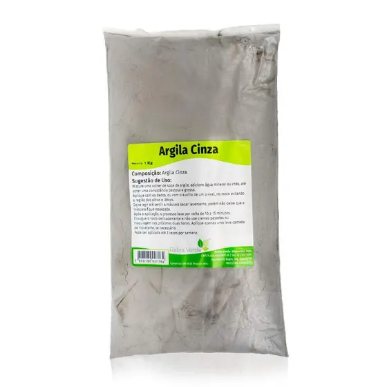 Argila Cinza Relva Verde 1kg