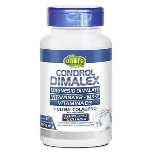 Condrol Dimalex Ultra Colágeno Tipo 2 Unilife 60 comprimidos