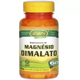 Magnésio Dimalato Unilife 60 cápsulas