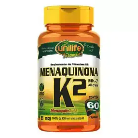 Vitamina K2 Menaquinona Unilife 60 cápsulas