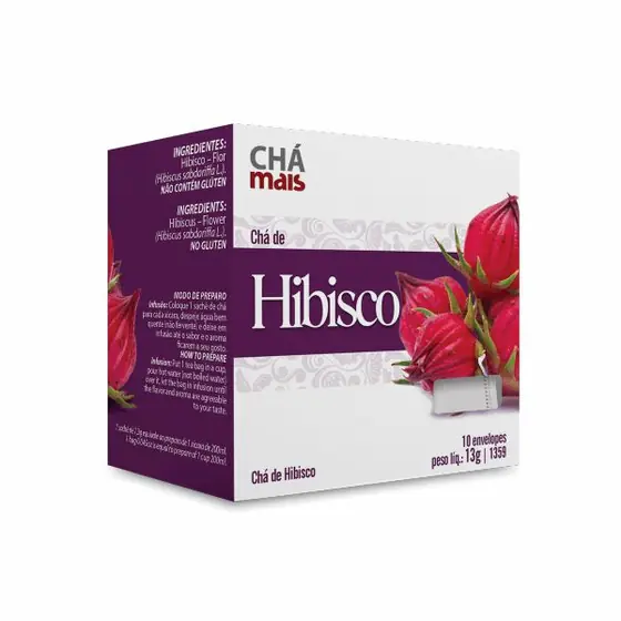 Chá de Hibisco Chámais em Sachês