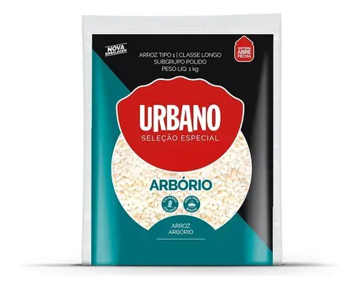 Arroz Arbório Urbano 1kg