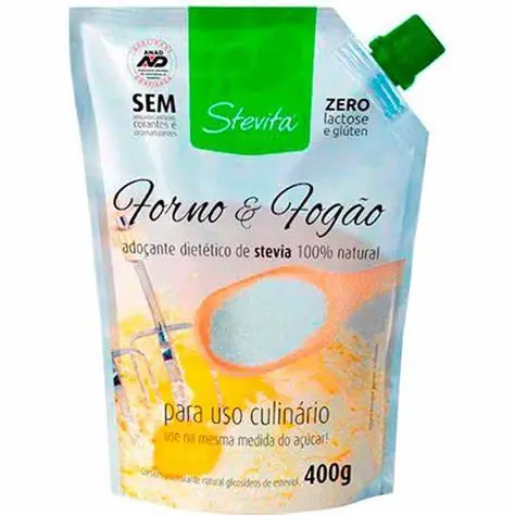 Adoçante Culinário Forno e Fogão Stevita 400g