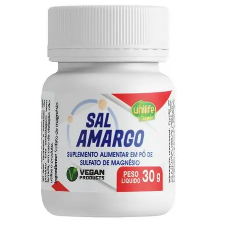 Sal Amargo em Pó Unilife 30g