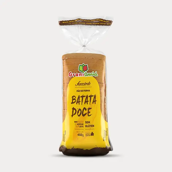 Pão de Forma de Batata-doce Grani Amici 420g
