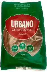 Macarrão de Arroz Integral Pena Urbano 500g