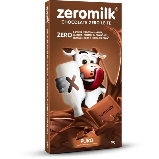 Chocolate ZeroMilk Puro 80g