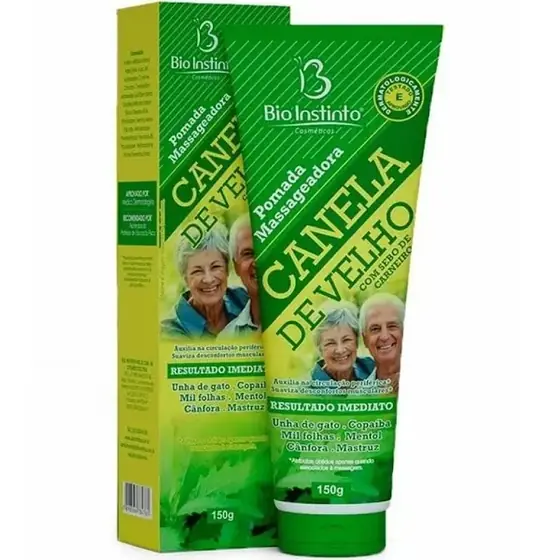 Pomada Massageadora Canela de Velho Bio Instinto 150g