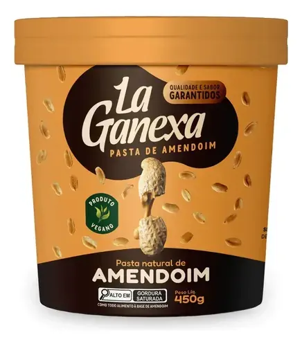 Pasta de Amendoim Natural La Ganexa 450g