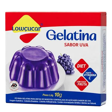Gelatina Lowçucar Zero Uva 10g