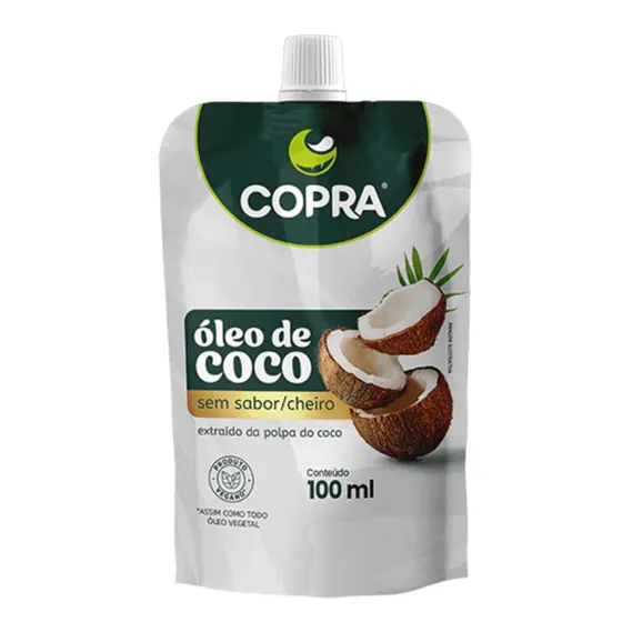 Óleo de Coco sem Sabor Copra Pouch 100ml