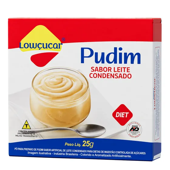 Pudim Lowçucar Zero Leite Condensado 25g