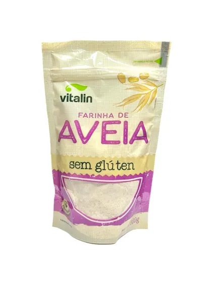 Farinha de Aveia Integral sem Glúten Vitalin 200g