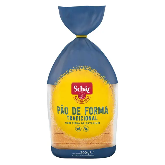 Pão de Forma Tradicional Sem Glúten Schär 200g