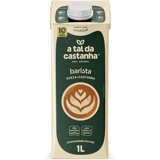 Bebida Vegetal A Tal da Castanha Barista Castanha de Caju e Aveia 1L