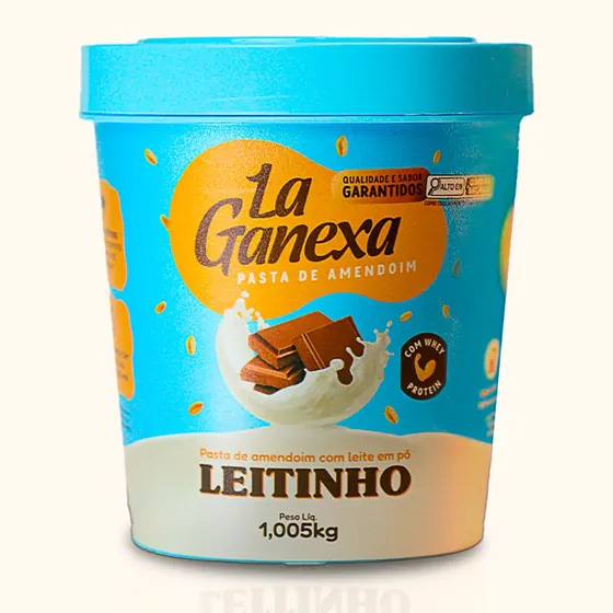 Pasta de Amendoim Leitinho La Ganexa 1kg