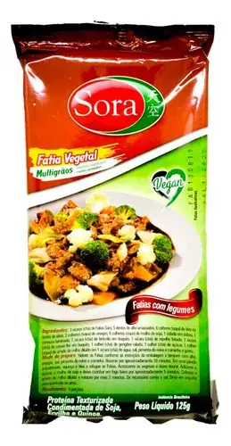 Fatia Vegetal Multigrãos Sora 125g
