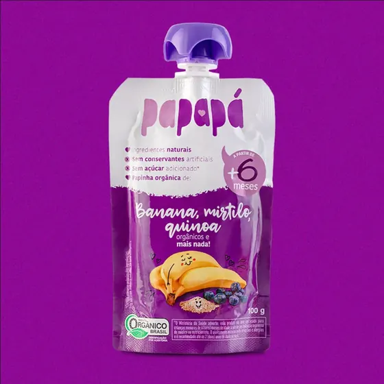 Papinha Orgânica de Banana Papapá 100g