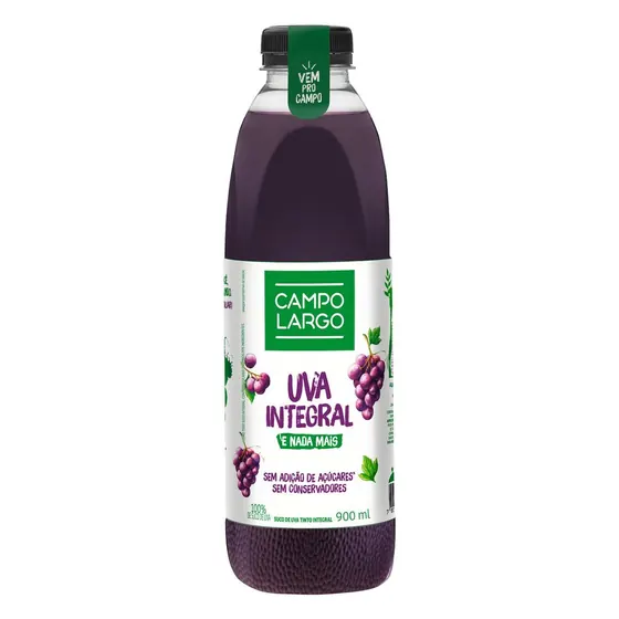 Suco de Uva Integral Campo Largo 900ml