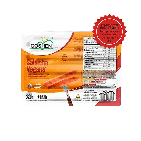 Salsicha Vegana Goshen 320g