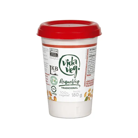Requeijão Vegetal Tradicional Requeveg VidaVeg 180g