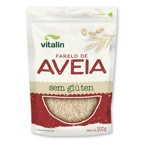 Farelo de Aveia sem Glúten Vitalin 200g