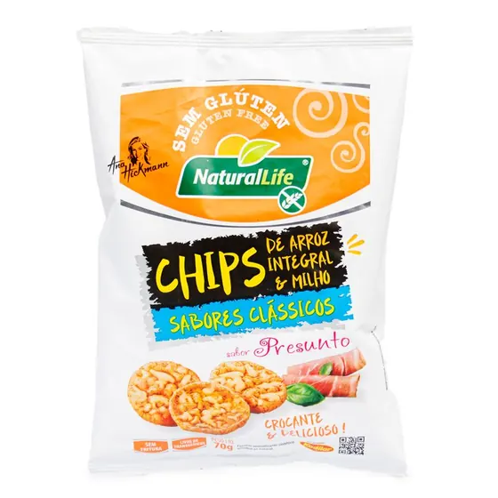 Chips de Arroz Integral Kodilar 70g