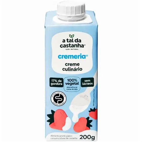 Creme Culinário Vegetal Cremeria A Tal da Castanha 200g