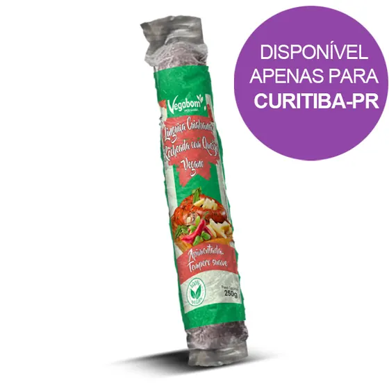 Linguiça Vegana Cuiabana Vegabom 250g