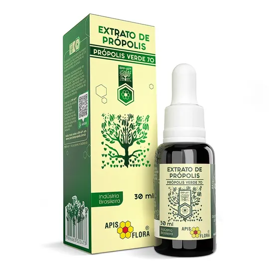 Extrato de Própolis Verde 70% Concentrado Apis Flora 30ml