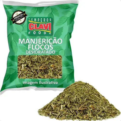 Manjericão Desidratado em Flocos