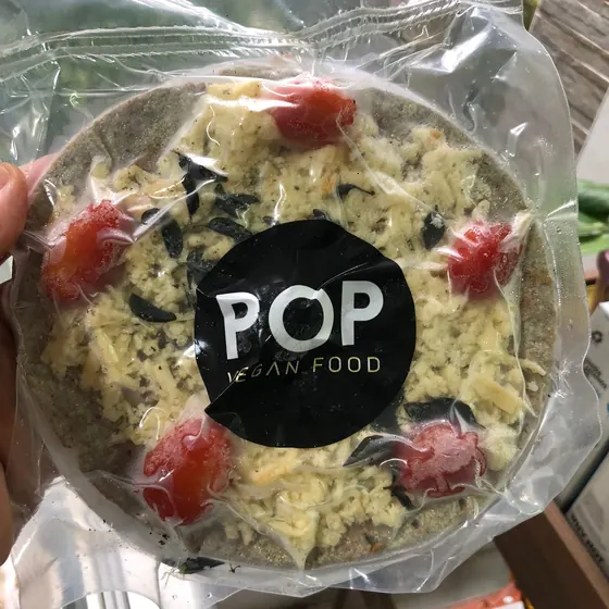 Pizza Margherita sem Trigo Vegana Congelada Pop Vegan