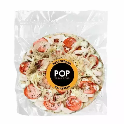 Pizza Calabresa Vegana Congelada Pop Vegan
