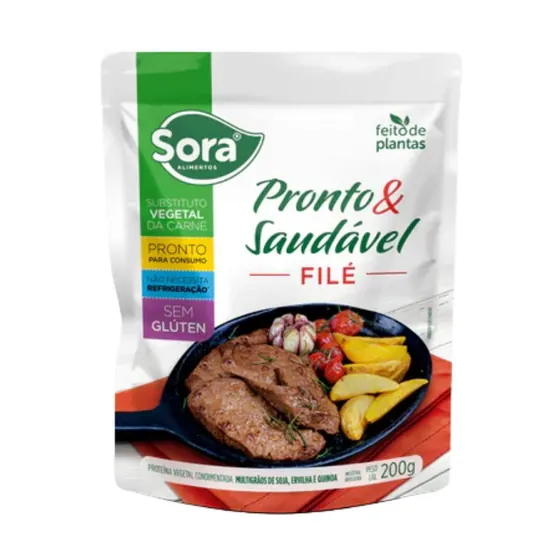 Filé Vegetal Pronto Sora 200g