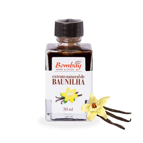 Extrato Natural de Baunilha Bombay 30ml