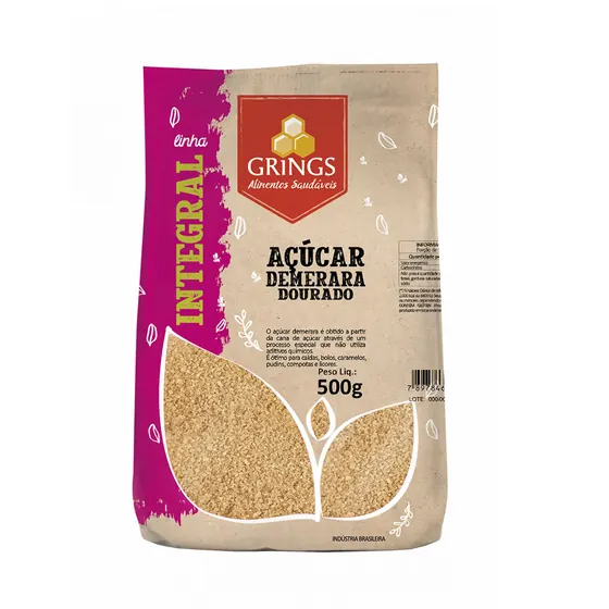 Açúcar Demerara Dourado