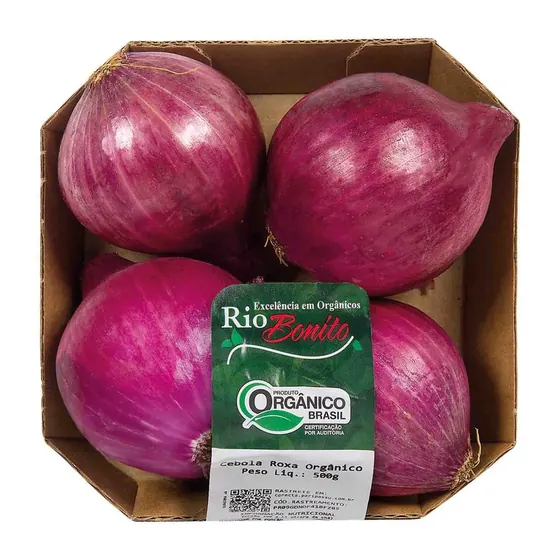 Cebola Roxa Orgânica